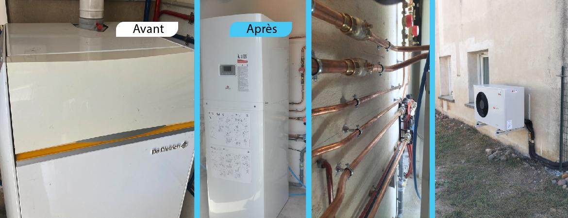 Installation de pompe à chaleur, PAC, Avignon et Vaucluse